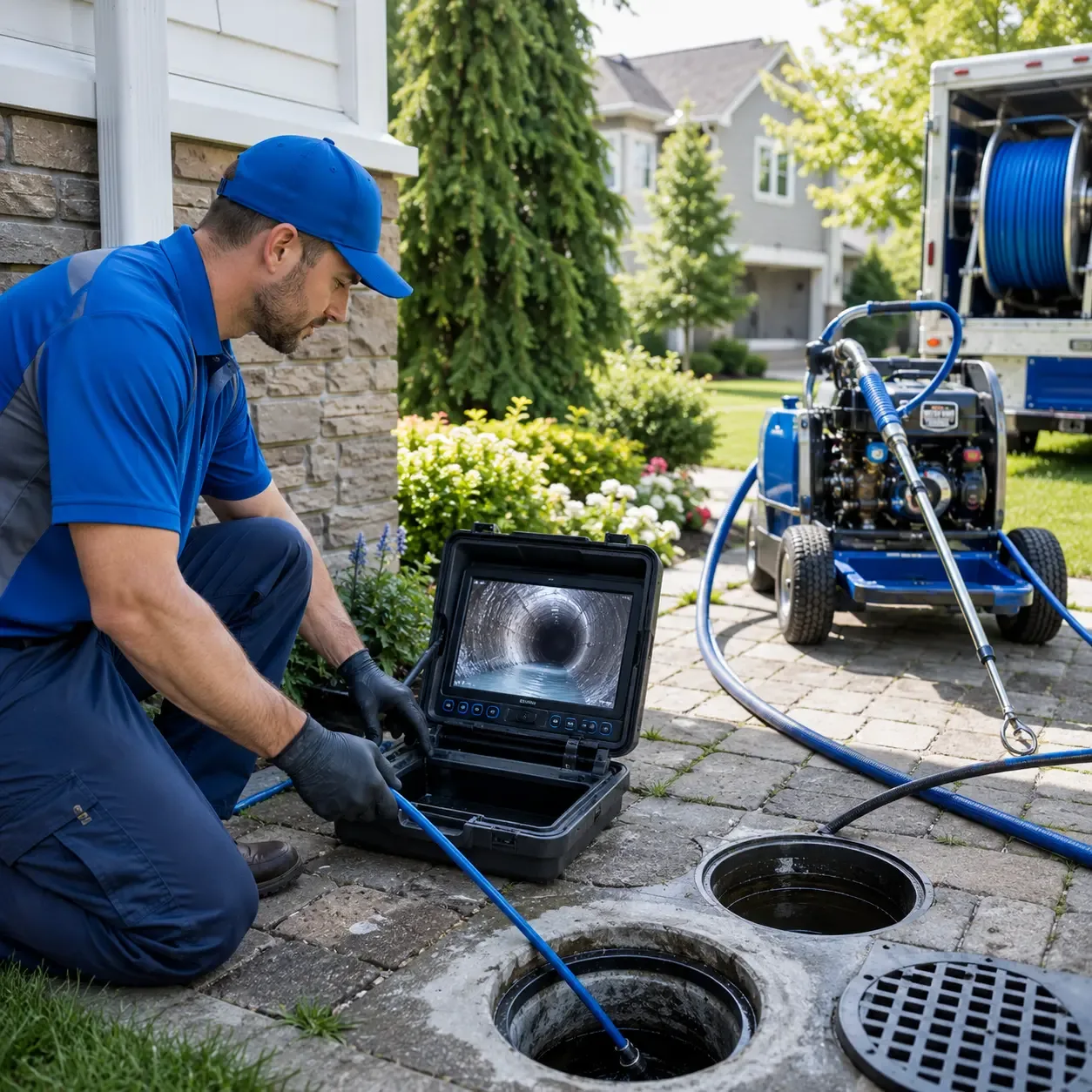 Outdoor drain cleaning professionals serving Protection, KS